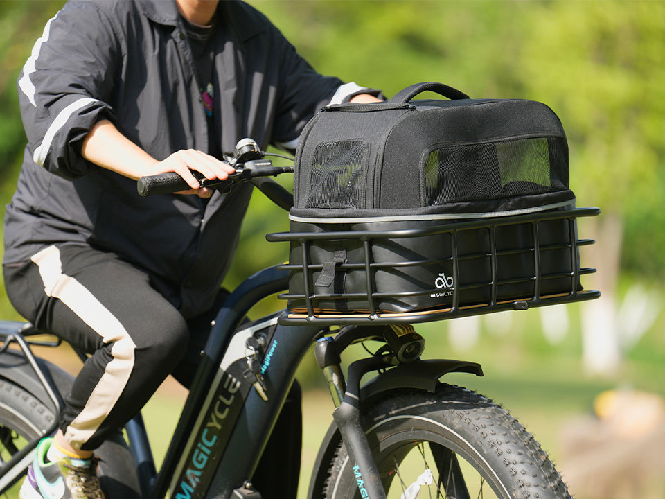 Magicycle Front Basket Option for Added Security