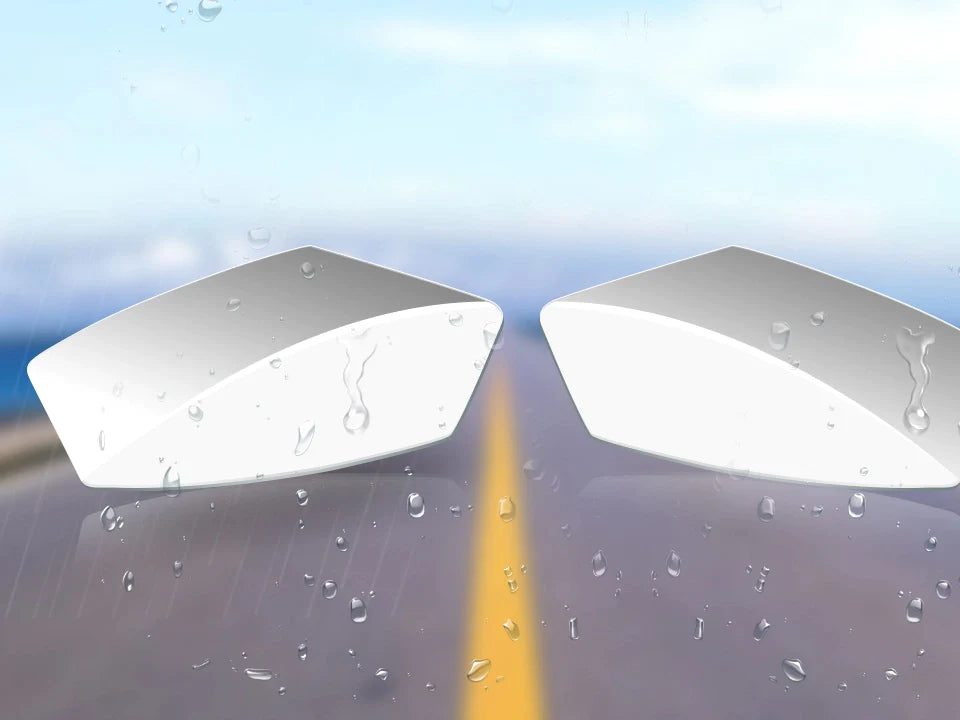 Clear Mirror in Rainy Days