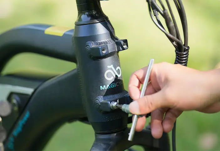 magicycle ebike front basket step