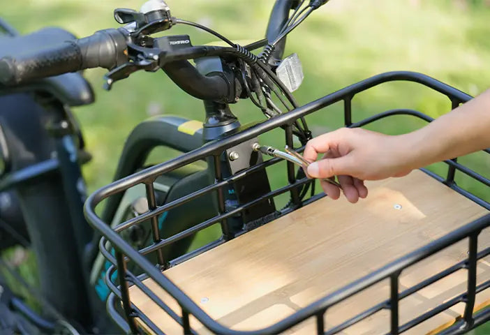 magicycle ebike front basket step