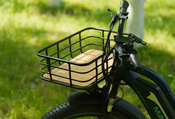 magicycle ebike front basket step