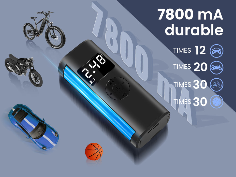 7800 mAh Large Battery Capacity