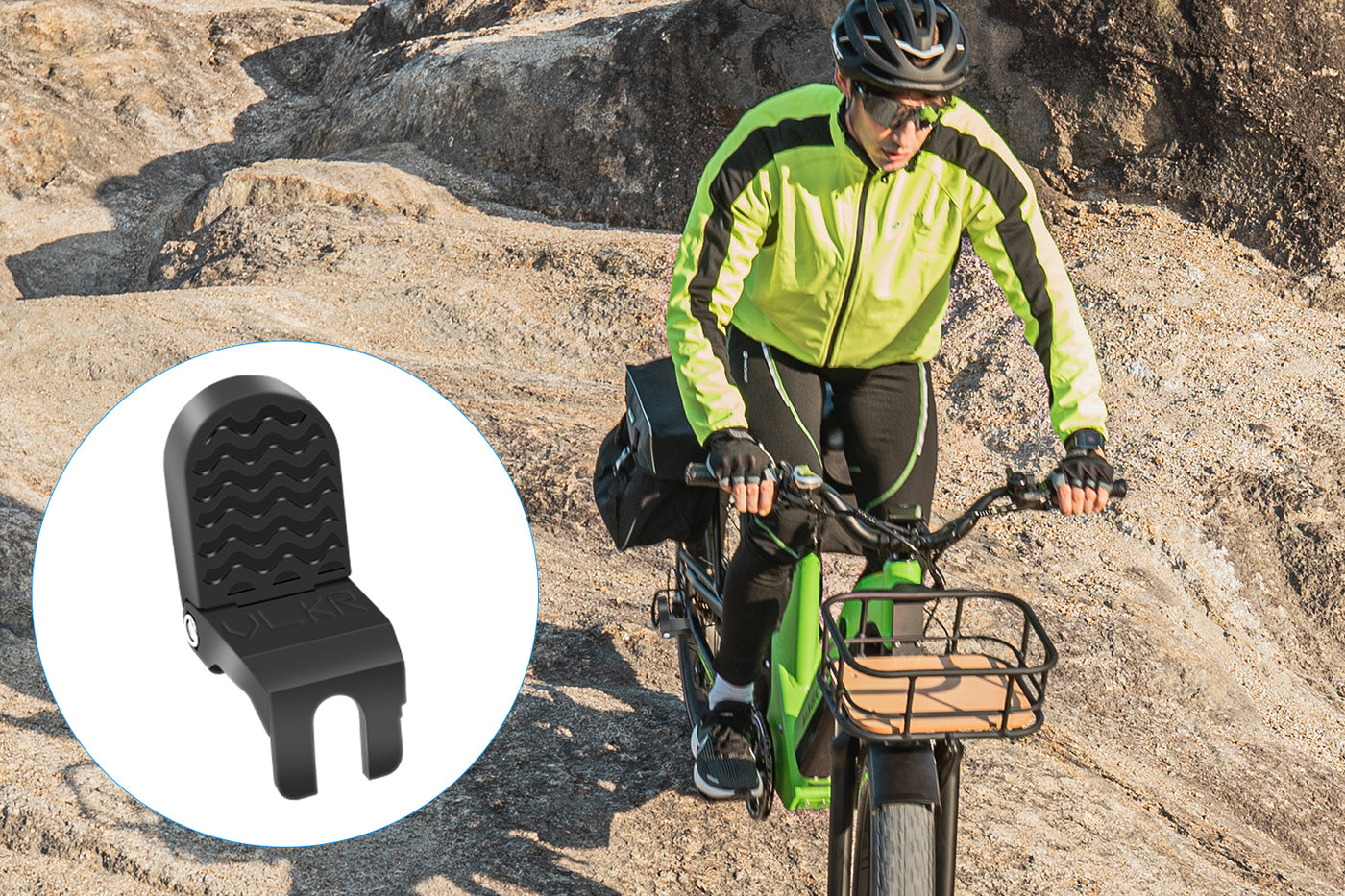 2PCS E-Bike Rear Passenger Footrest Peg