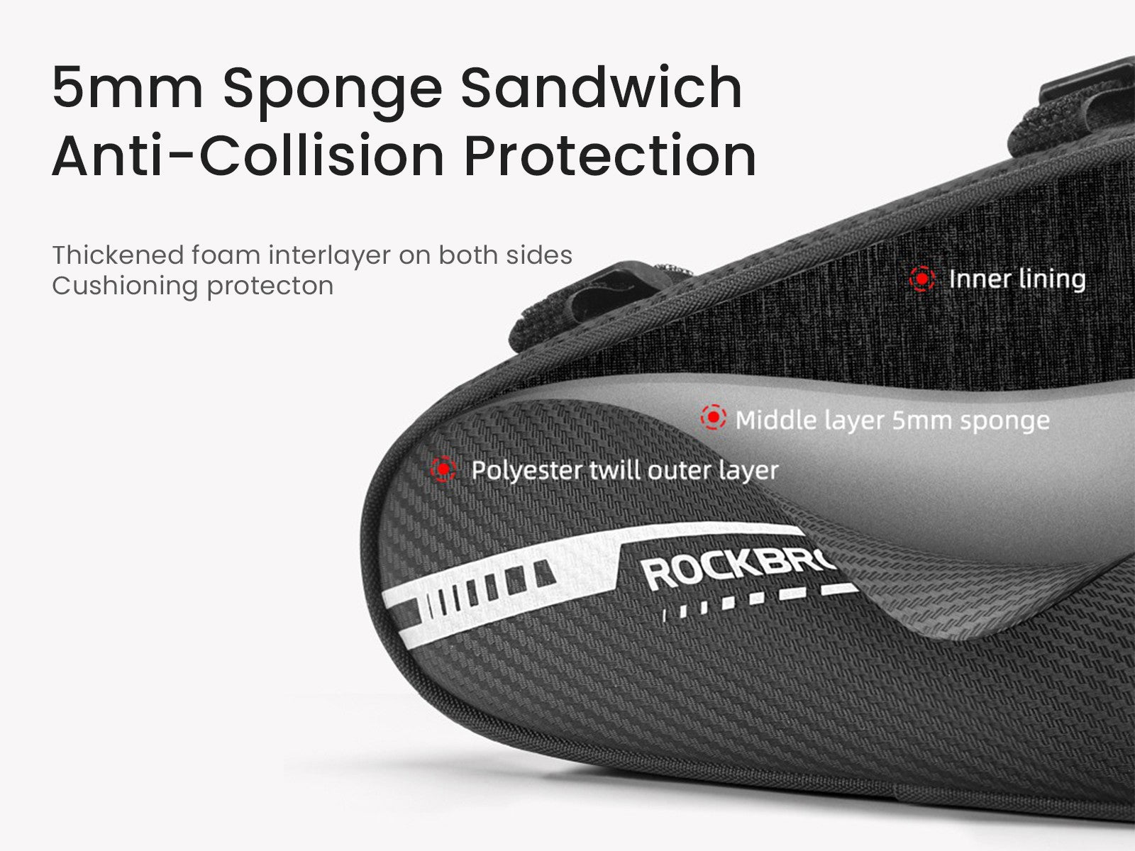 rockbros triangle bag
