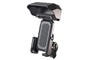 Bike Phone Mount Holder with Rain & Shade Shield, 360° Rotation Adjustable Handlebar Cell Phone Clamp