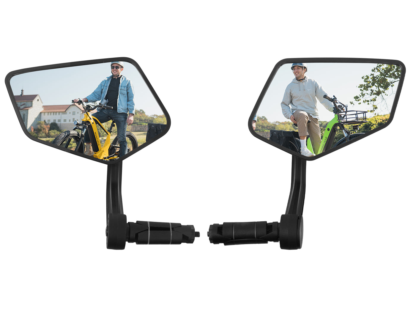 Extra-Large Handlebar End Ebike Mirror