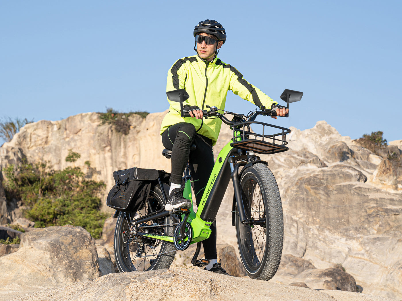Extra-Large Handlebar End Ebike Mirror
