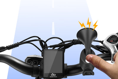 Electric Bike Horn 120dB Loud Sound Electronic Bicycle Bell