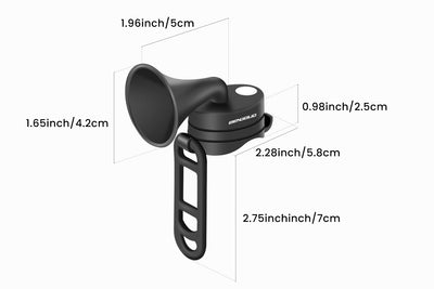Electric Bike Horn 120dB Loud Sound Electronic Bicycle Bell
