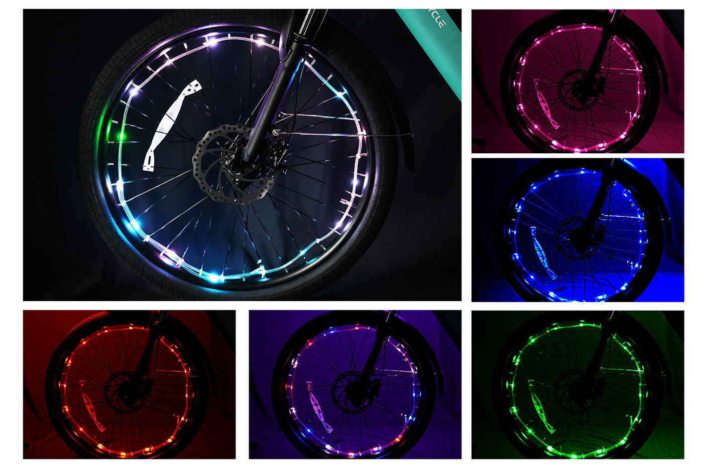 LED E-Bike Wheel Lights