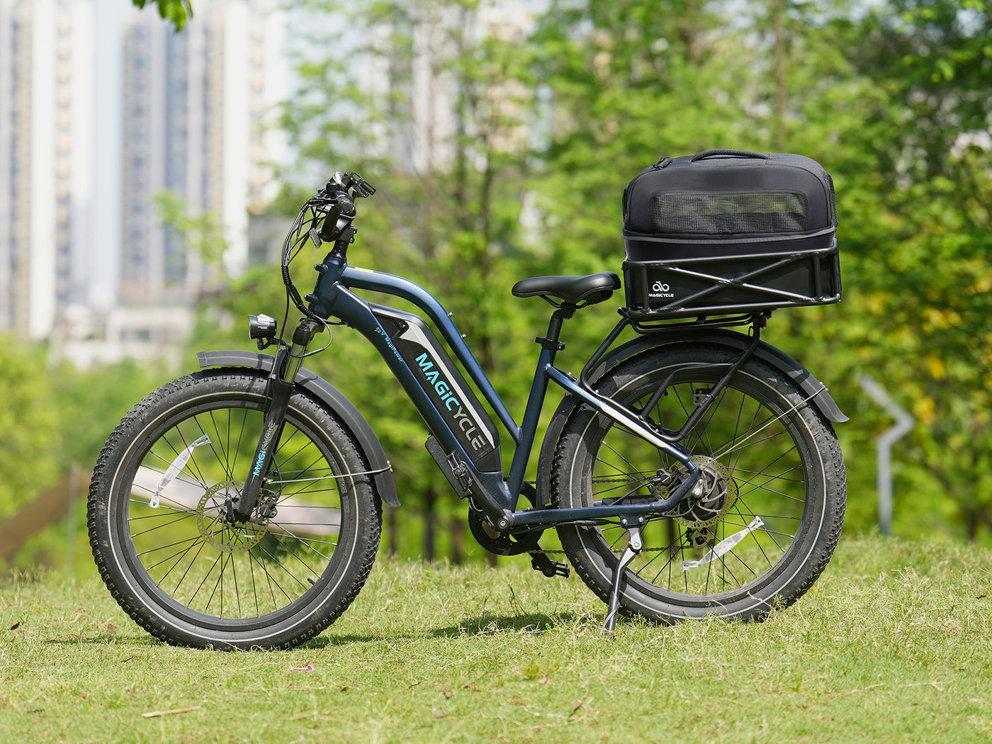 Magicycle Ebike Large Rear Rack Basket Perfect Cargo Basket for Electric Bike