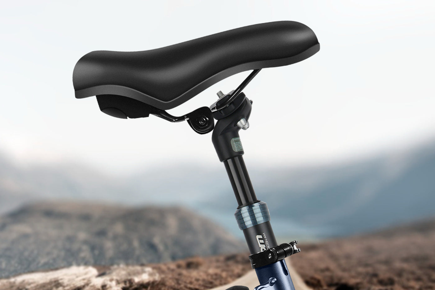 Zoom Shock Absorber Seatpost 350mm Adjustable Coil Spring Suspension Seat Post